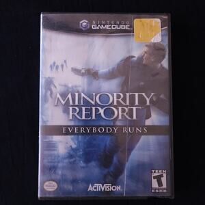 Minority Report Nintendo GameCube 2002 Video Game Everybody Runs CIB w/ Manual